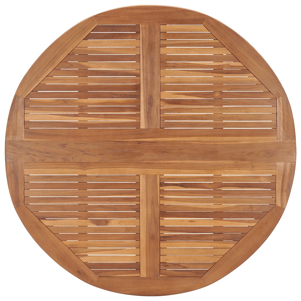 5-Tlg. Garten-Essgruppe Klappbar Massivholz Teak