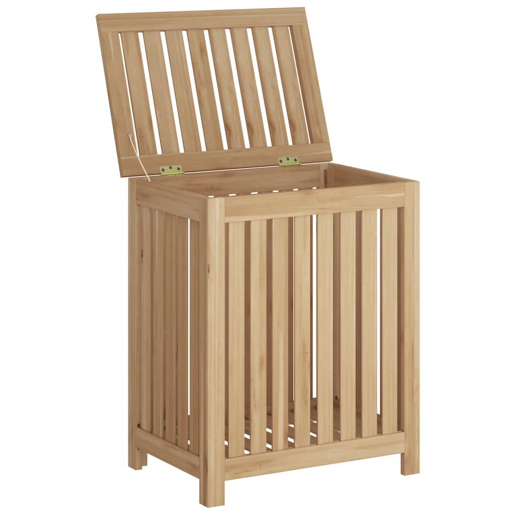 Wäschebehälter Massivholz Teak