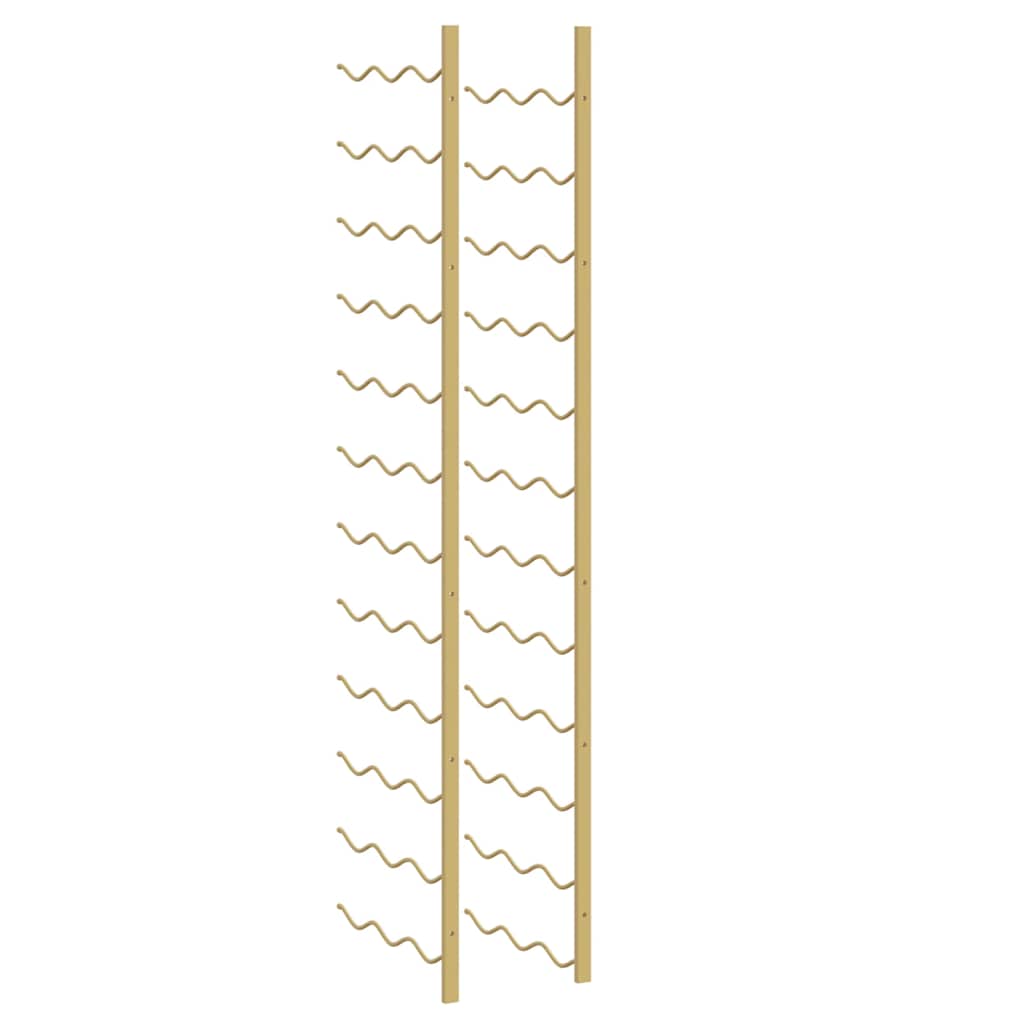 Wand-Weinregal Für 36 Flaschen 2 Stk. En Eisen