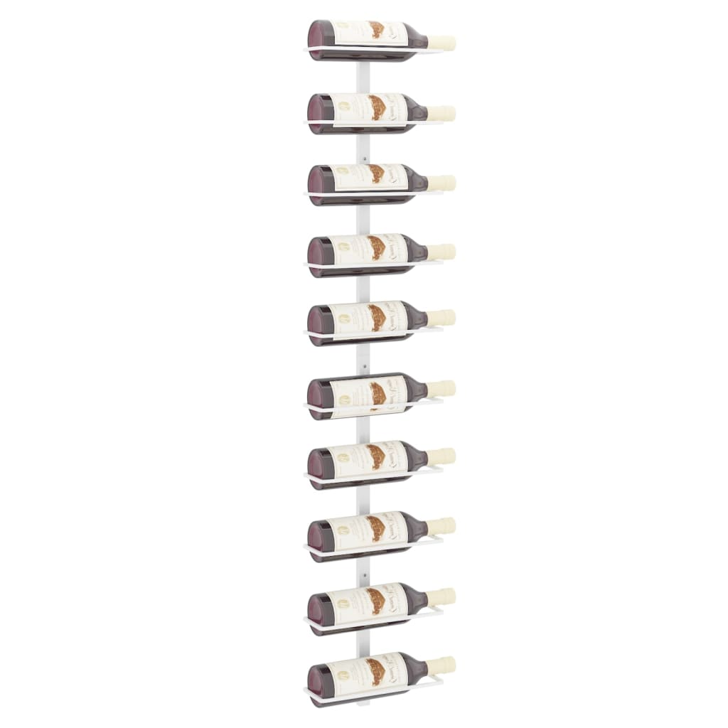 Wand-Weinregal Für 10 Flaschen Metall