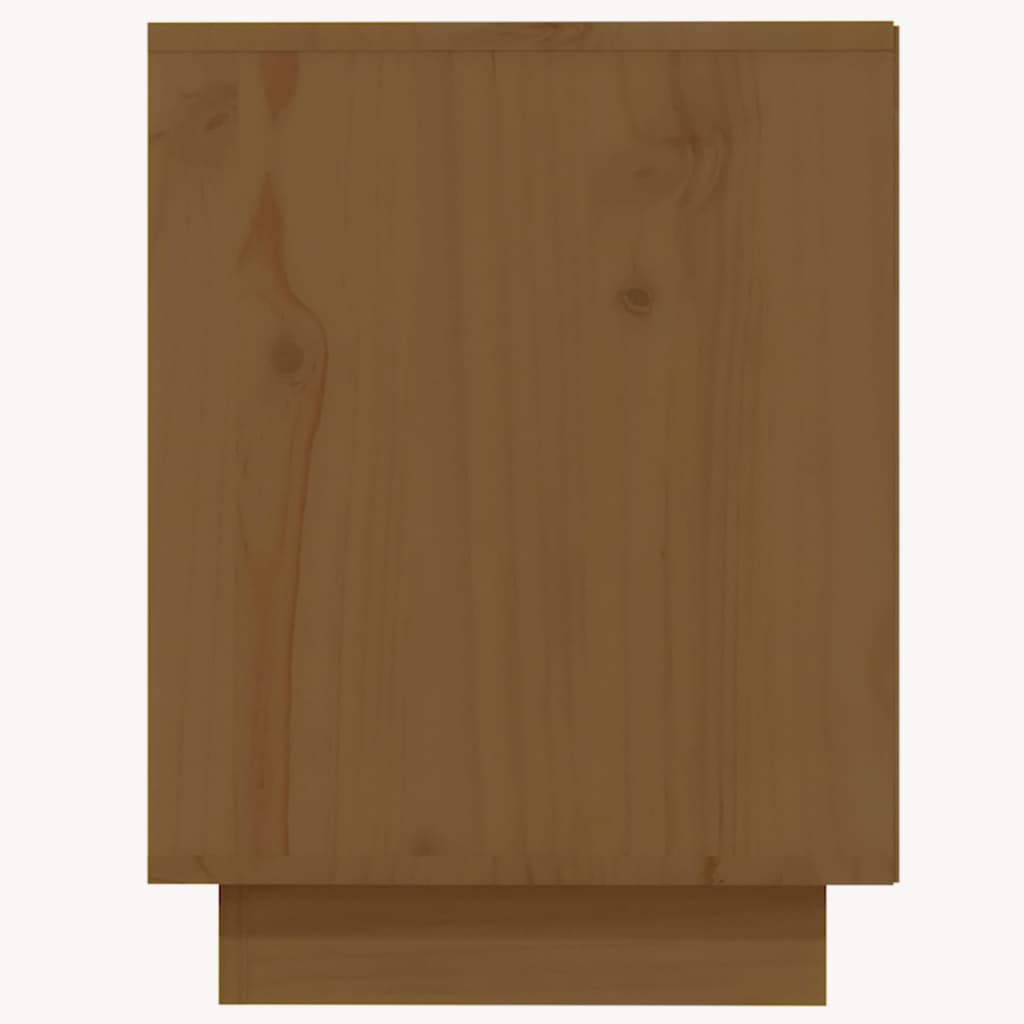 Schuhregal 110X34X45 Cm Massivholz Kiefer Honigbraun