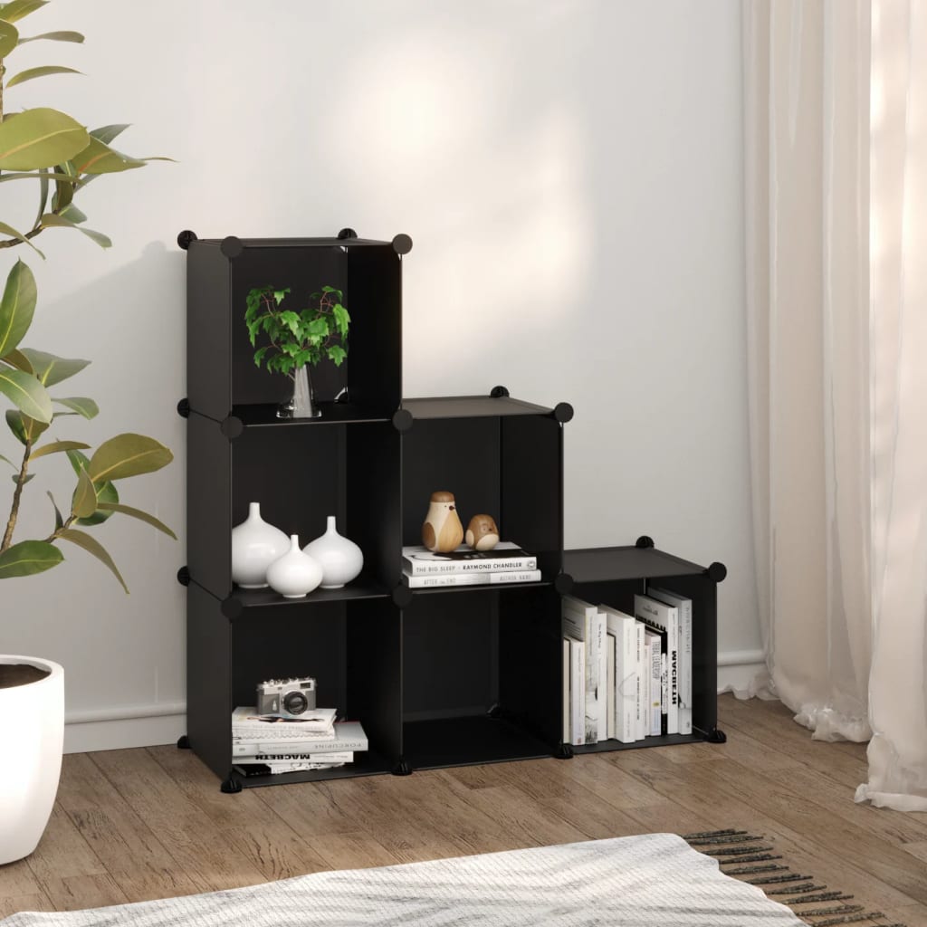 Regalsystem Mit 9 Würfeln Pp Schwarz