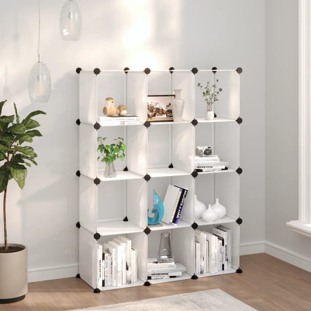 Regalsystem Mit 9 Würfeln Pp Transparent