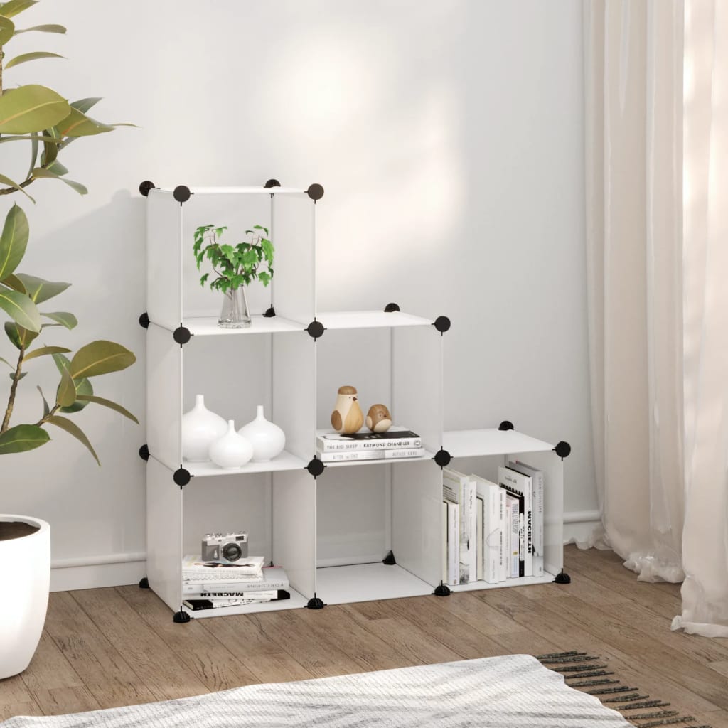 Regalsystem Mit 9 Würfeln Pp Transparent