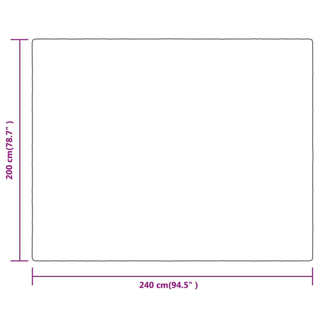 Decke Gelb Polyester