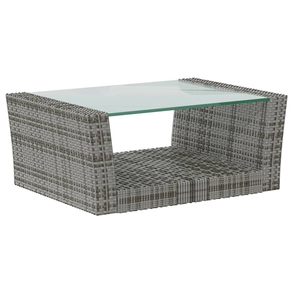 16-Tlg. Garten-Lounge-Set Mit Kissen Poly-Rattan