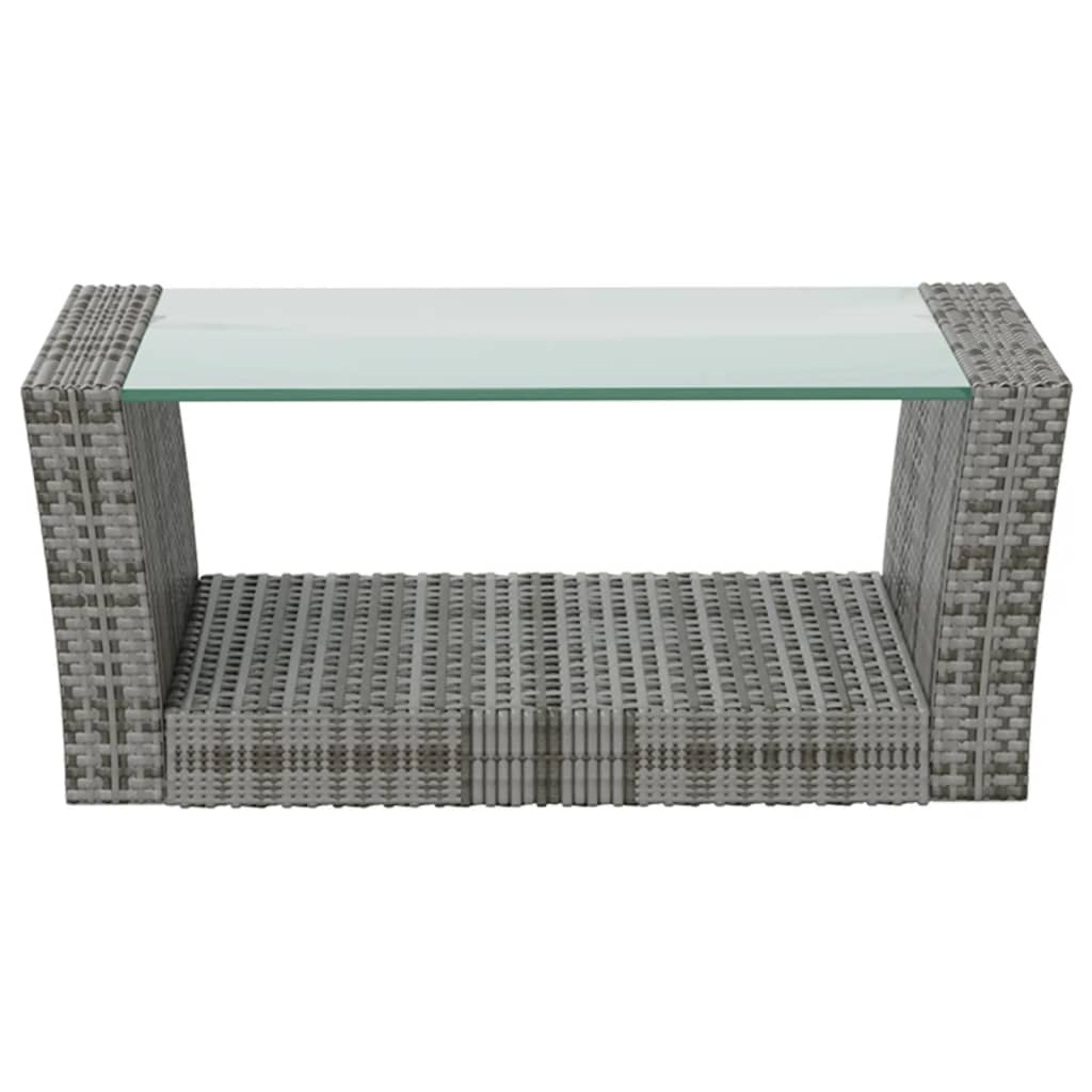 16-Tlg. Garten-Lounge-Set Mit Kissen Poly-Rattan