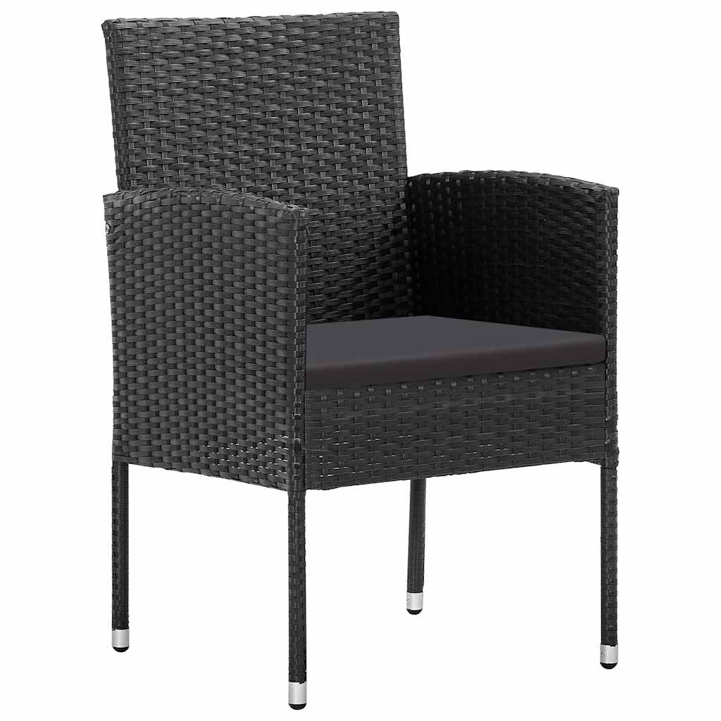 Gartenstühle Mit Kissen In 2 Stk. Poly Rattan