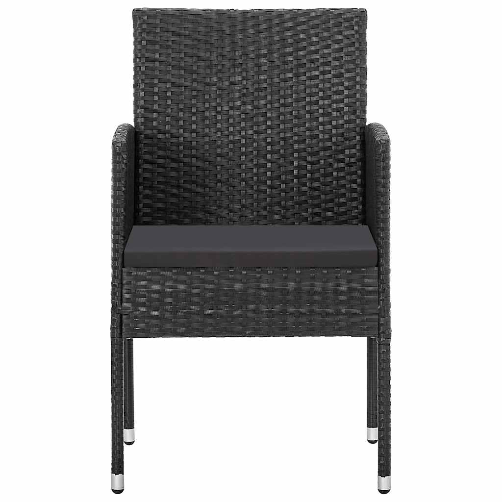 Gartenstühle Mit Kissen In 2 Stk. Poly Rattan