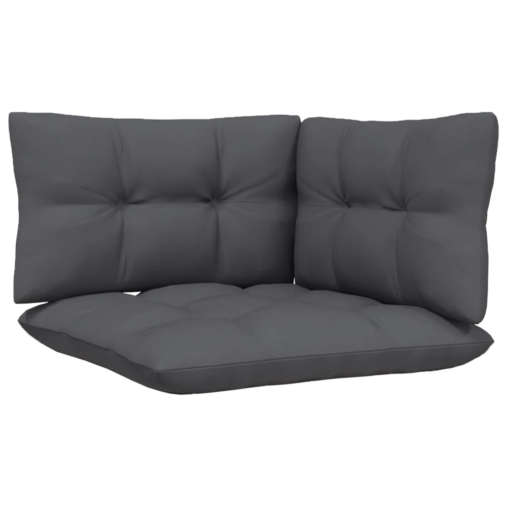 6-Tlg. Garten-Lounge-Set Mit Kissen Kiefer Massivholz