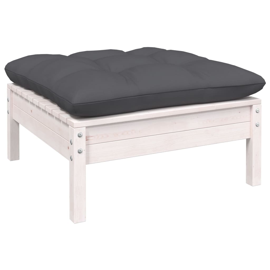 11-Tlg. Garten-Lounge-Set Mit Kissen Kiefernholz