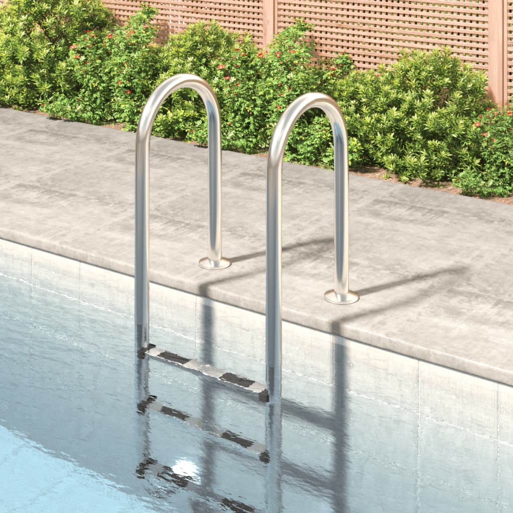 Pool-Leiter 54X38X184,5 Cm Edelstahl 304