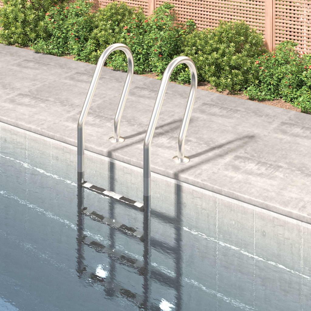 Pool-Leiter 54X38X184,5 Cm Edelstahl 304
