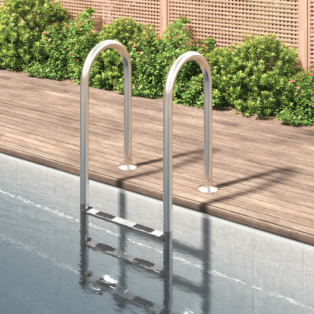 Pool-Leiter 54X38X184,5 Cm Edelstahl 304