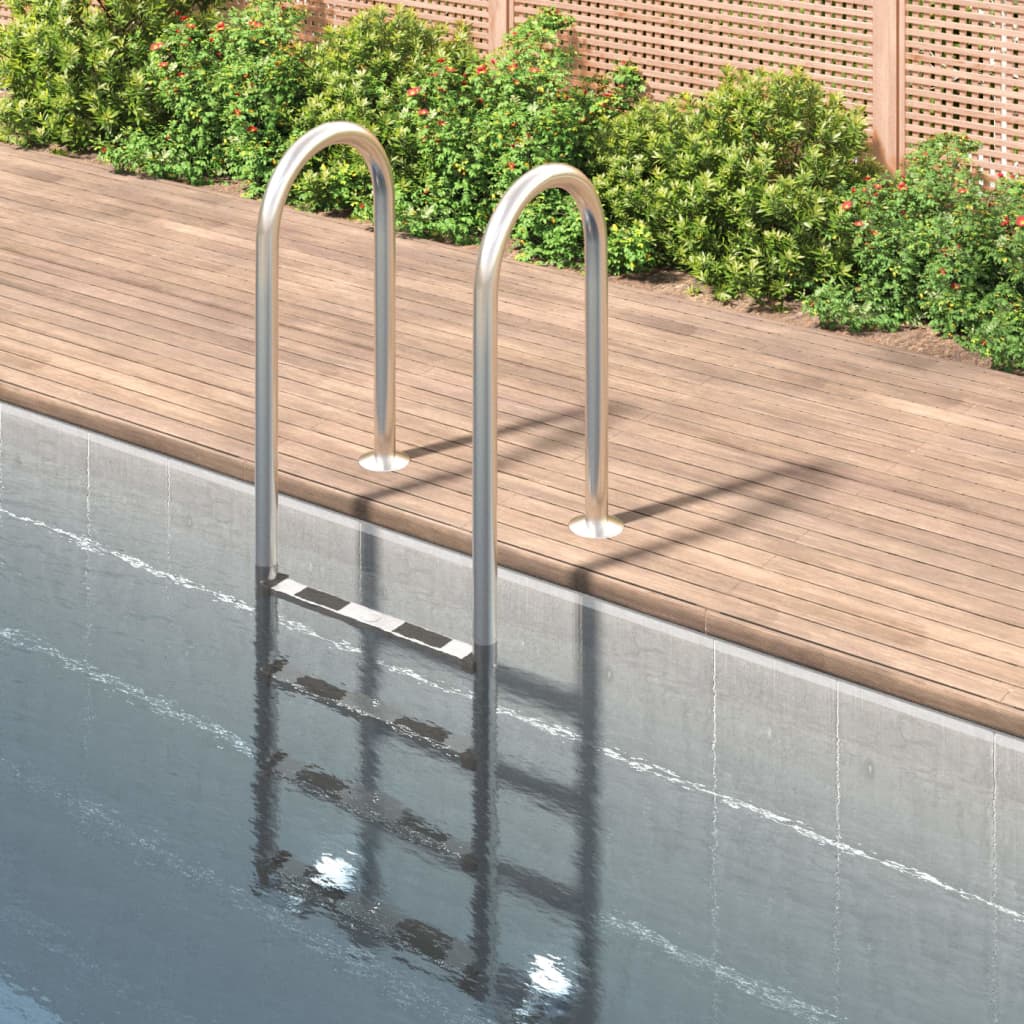 Pool-Leiter 54X38X184,5 Cm Edelstahl 304