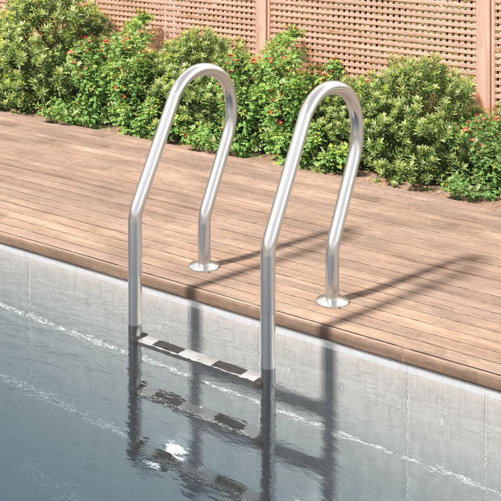 Pool-Leiter 54X38X184,5 Cm Edelstahl 304