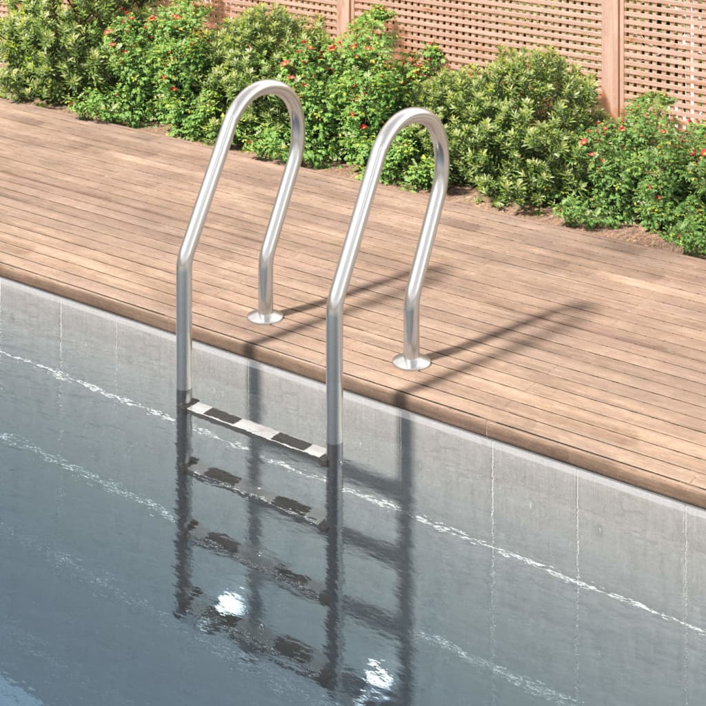 Pool-Leiter 54X38X184,5 Cm Edelstahl 304