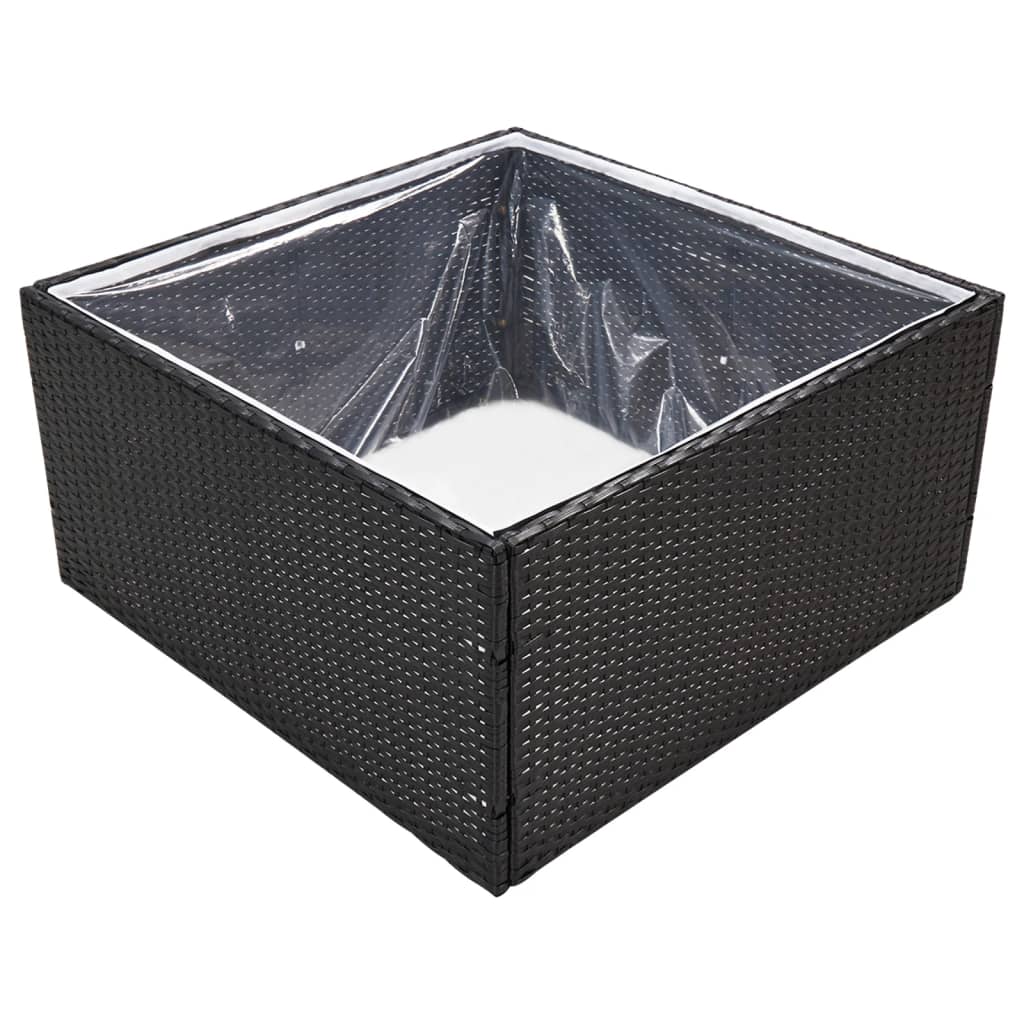Pflanzkübel Poly Rattan