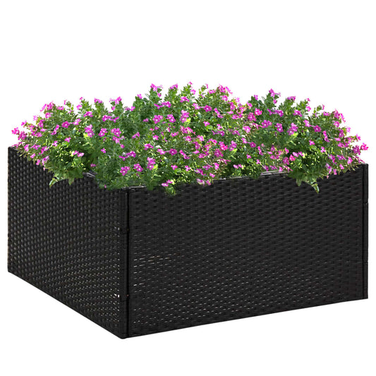 Pflanzkübel Poly Rattan