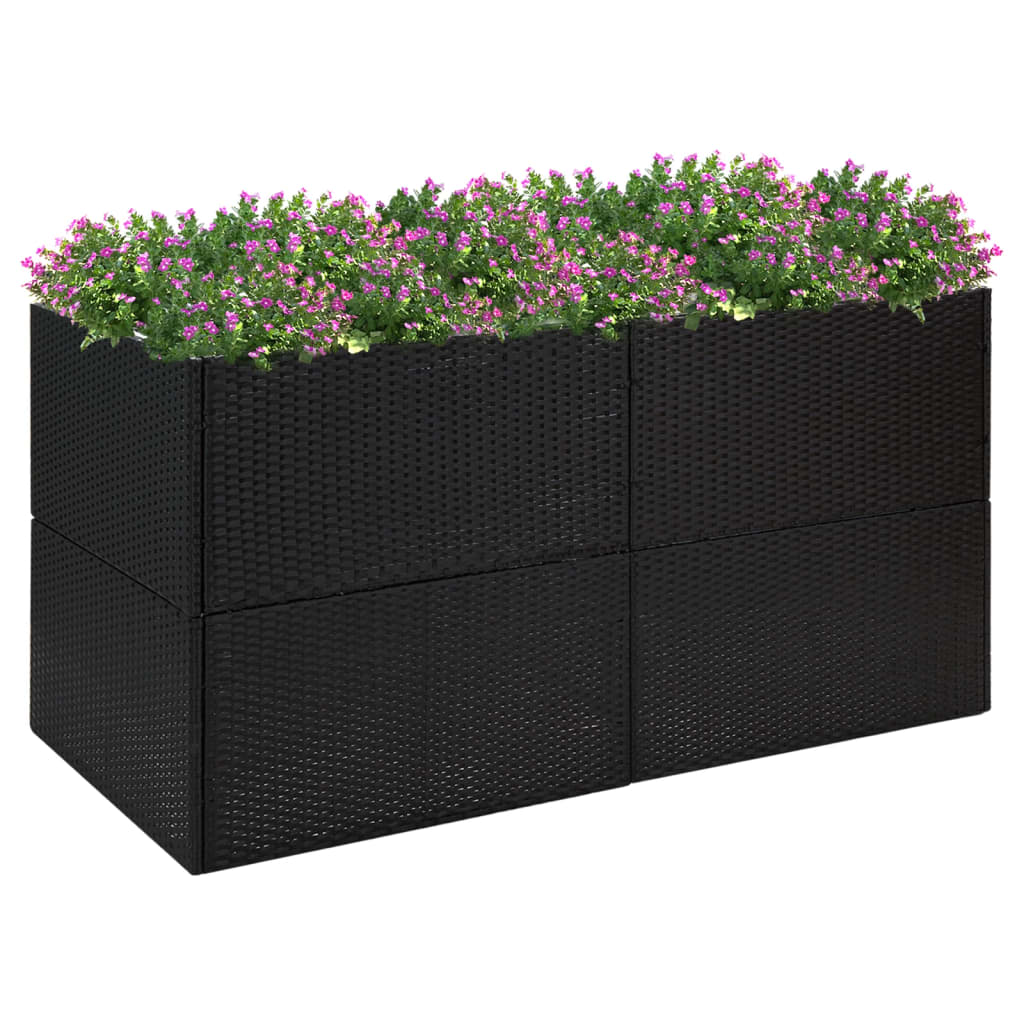 Pflanzkübel Poly Rattan