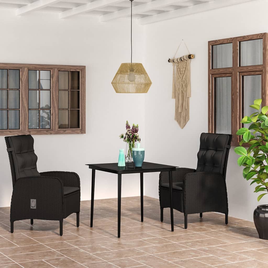 3-Tlg. Garten-Essgruppe Mit Kissen