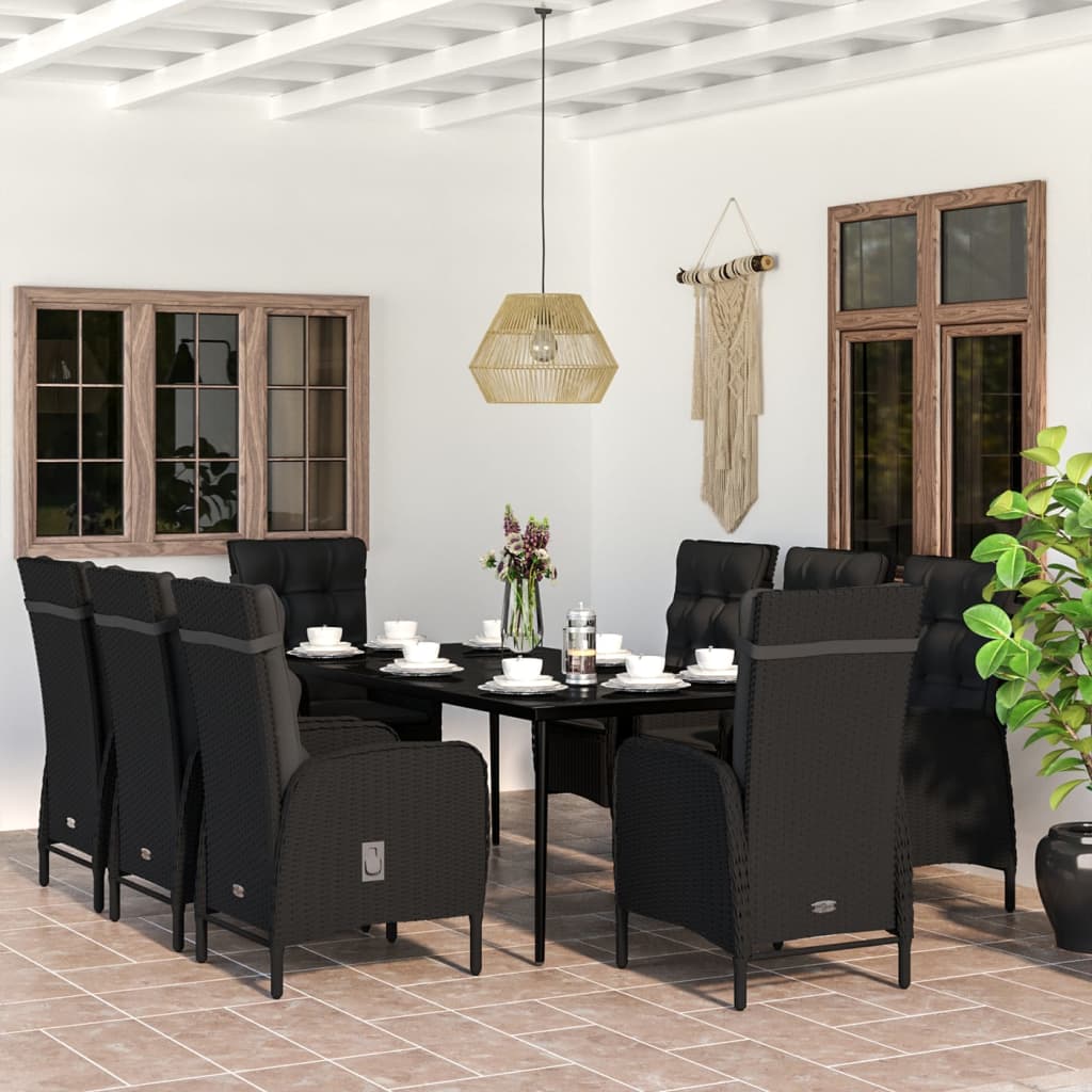 3-Tlg. Garten-Essgruppe Mit Kissen