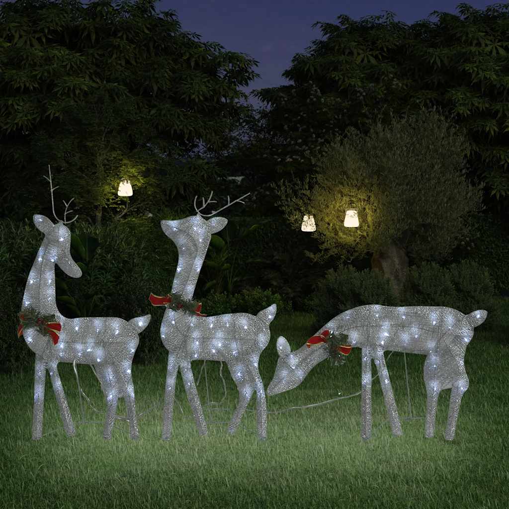Led-Rentiere Weihnachtsdeko 270X7X90 Cm N Kaltweiß
