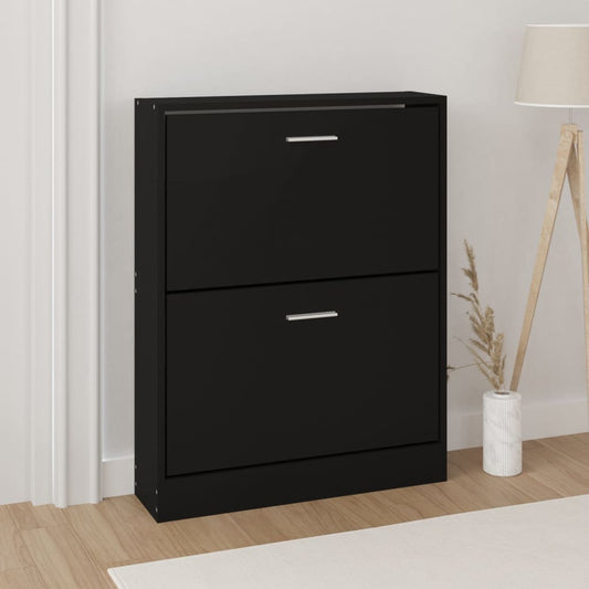 Schuhschrank 59X17X Holzwerkstoff Schwarz