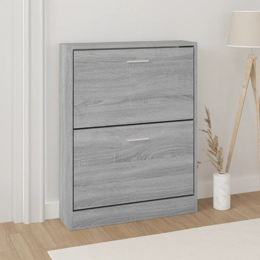 Schuhschrank 59X17X Holzwerkstoff Grau Sonoma