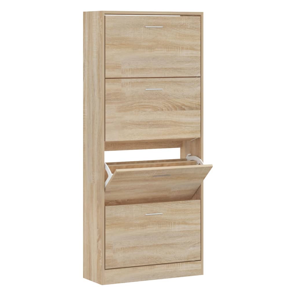 Schuhschrank Sonoma-Eiche Holzwerkstoff Sonoma Eiche