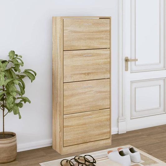 Schuhschrank Sonoma-Eiche Holzwerkstoff Sonoma Eiche