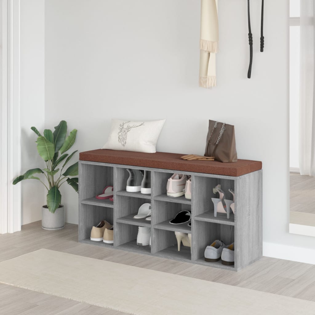 Schuhbank 103X30X48 Cm Holzwerkstoff