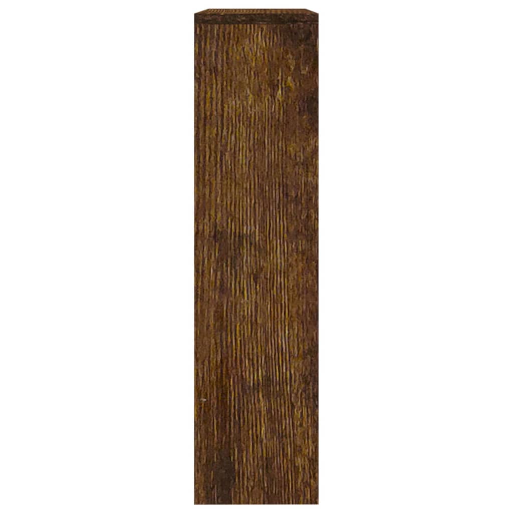 Schuhschrank Mit Spiegel 2 Fächer 63X17X Räuchereiche