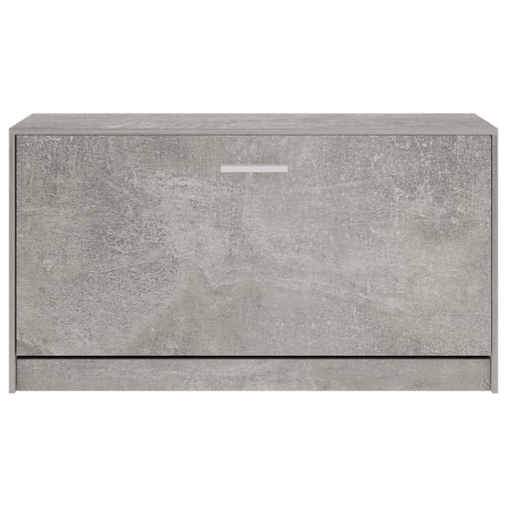 Schuhbank 80X24X45 Cm Holzwerkstoff Betongrau