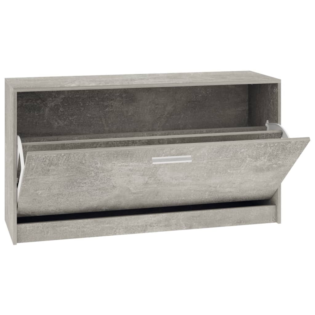 Schuhbank 80X24X45 Cm Holzwerkstoff Betongrau