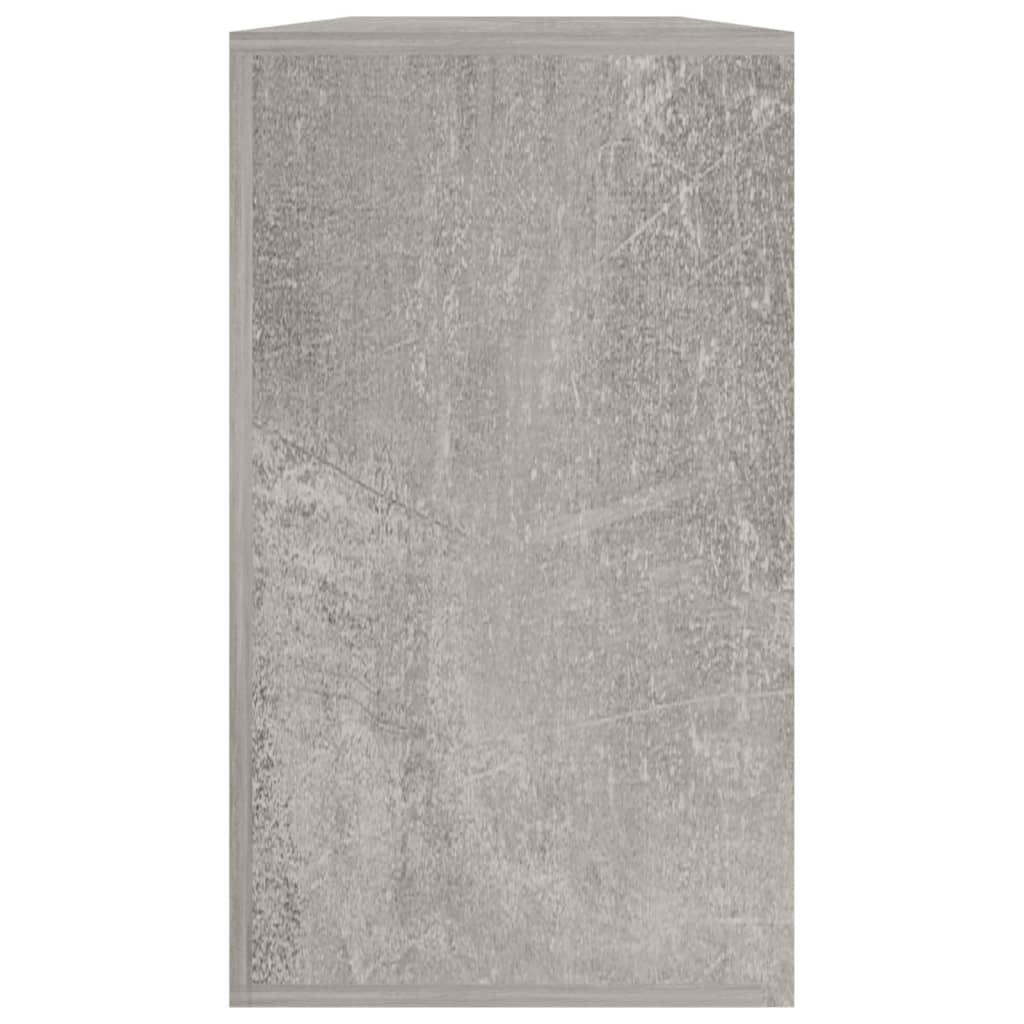 Schuhbank 80X24X45 Cm Holzwerkstoff Betongrau