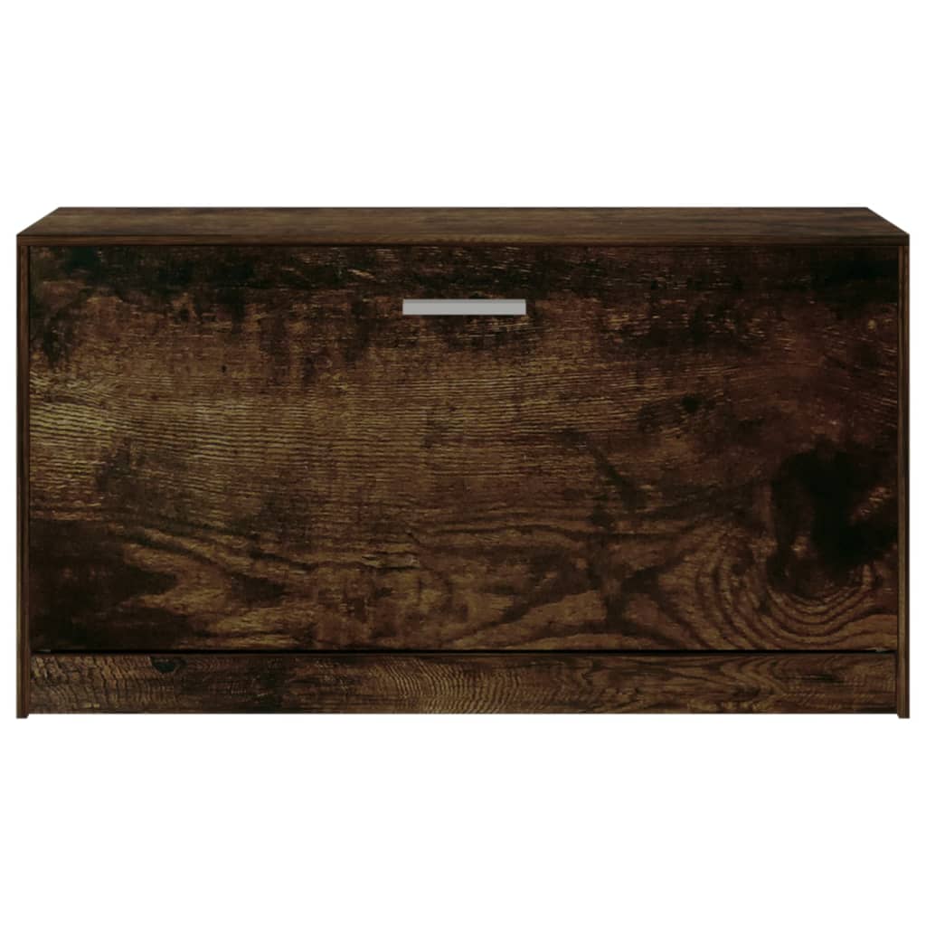 Schuhbank 80X24X45 Cm Holzwerkstoff Räuchereiche