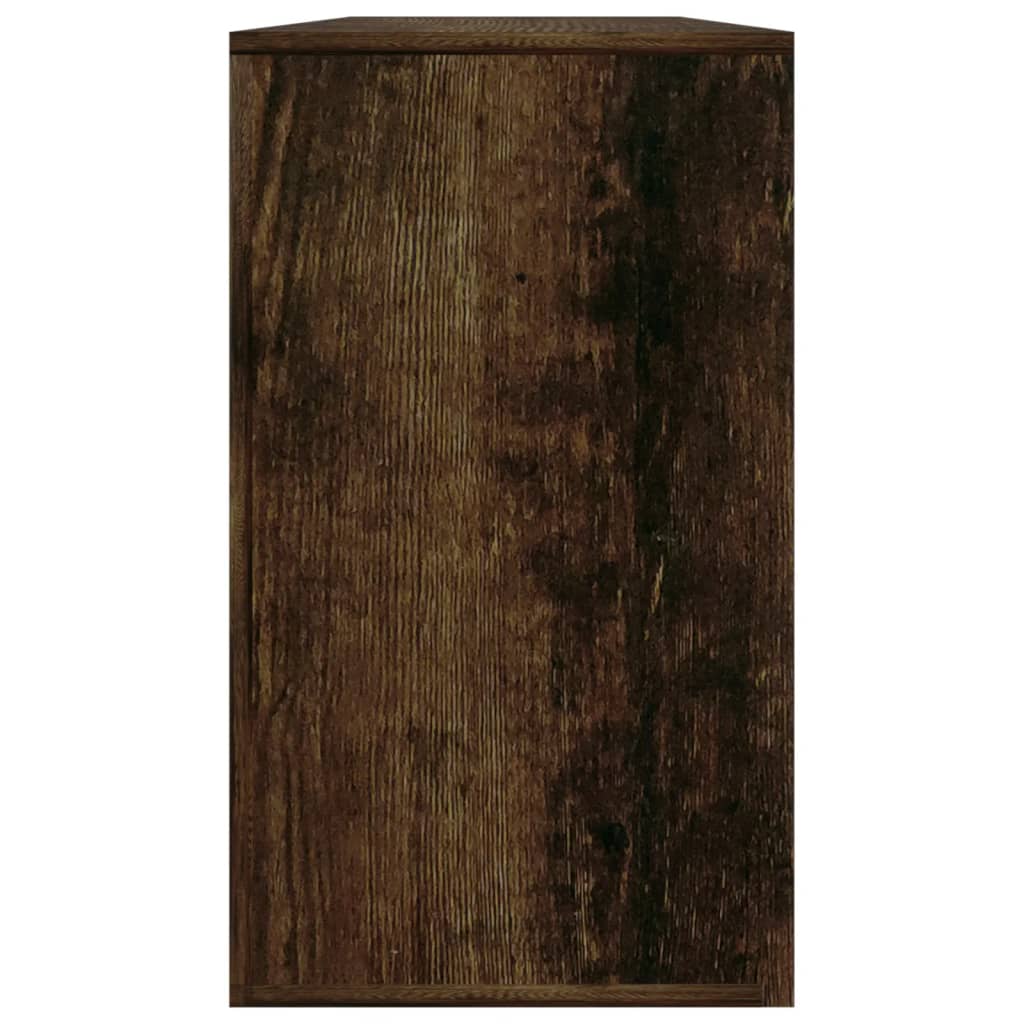 Schuhbank 80X24X45 Cm Holzwerkstoff Räuchereiche