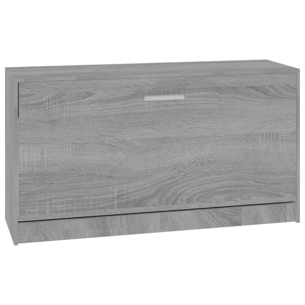 Schuhbank 80X24X45 Cm Holzwerkstoff Grau Sonoma