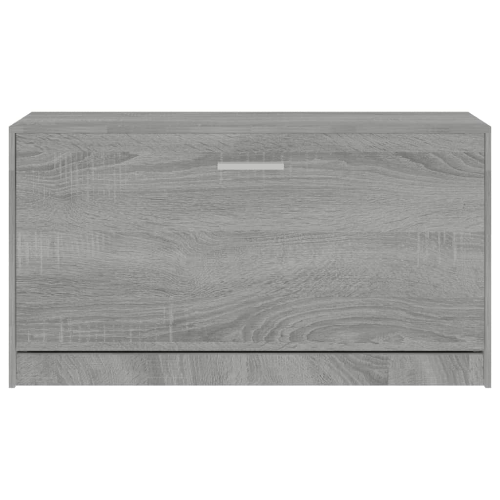Schuhbank 80X24X45 Cm Holzwerkstoff Grau Sonoma