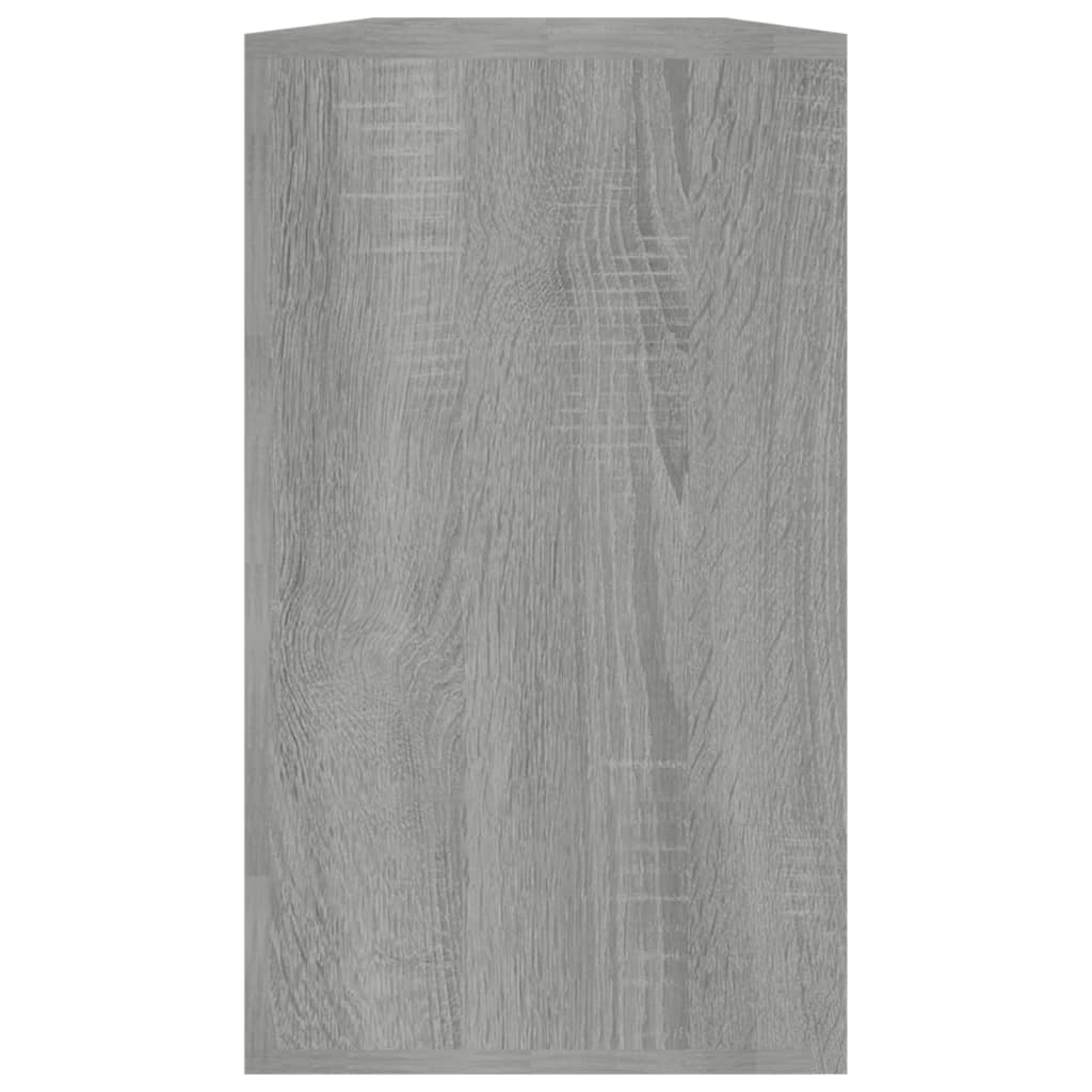 Schuhbank 80X24X45 Cm Holzwerkstoff Grau Sonoma