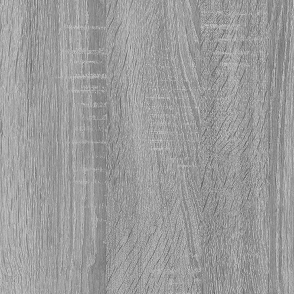 Schuhbank 80X24X45 Cm Holzwerkstoff Grau Sonoma