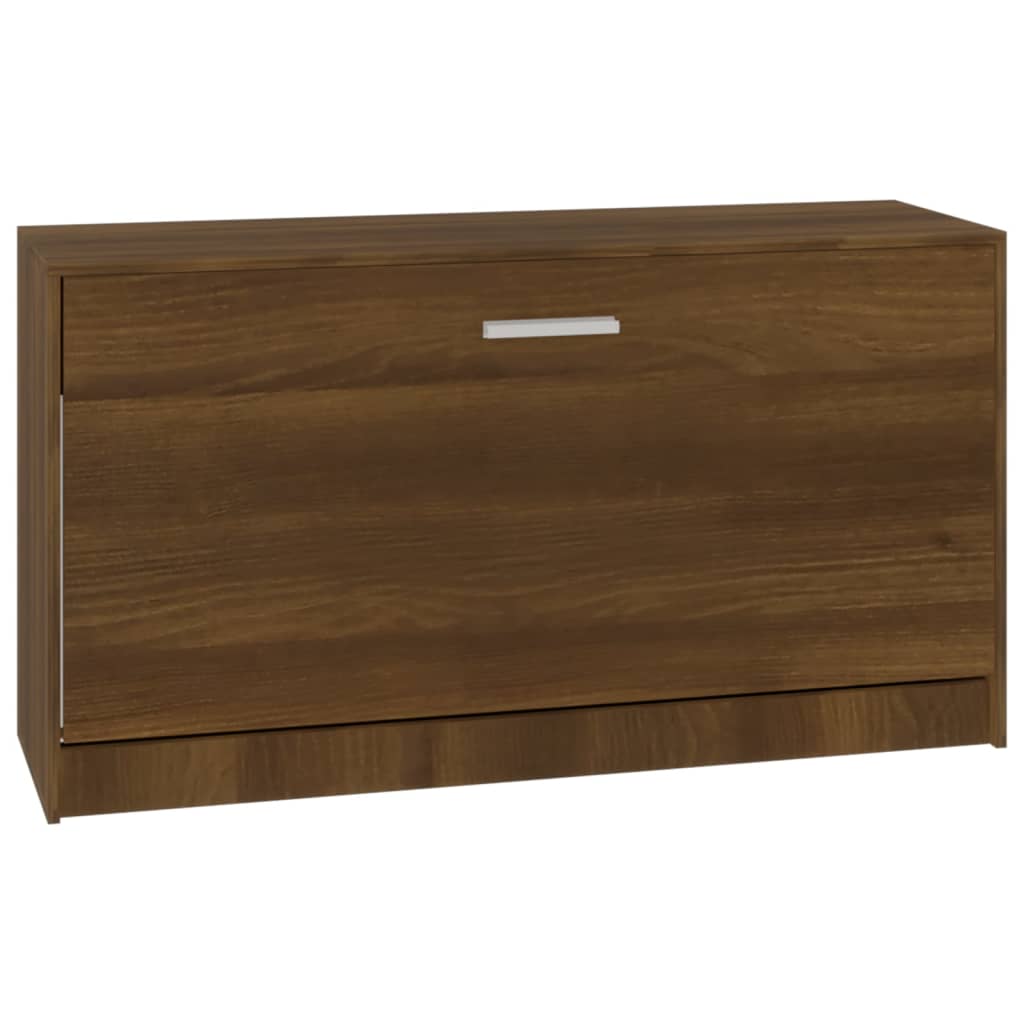 Schuhbank Braun Eichen-Optik 80X24X45 Cm Holzwerkstoff Braune Eiche