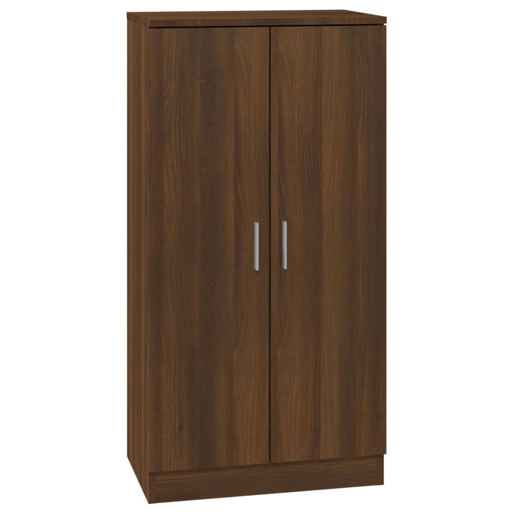 Schuhschrank Braun Eichen-Optik 55X35X108 Cm Holzwerkstoff Braune Eiche