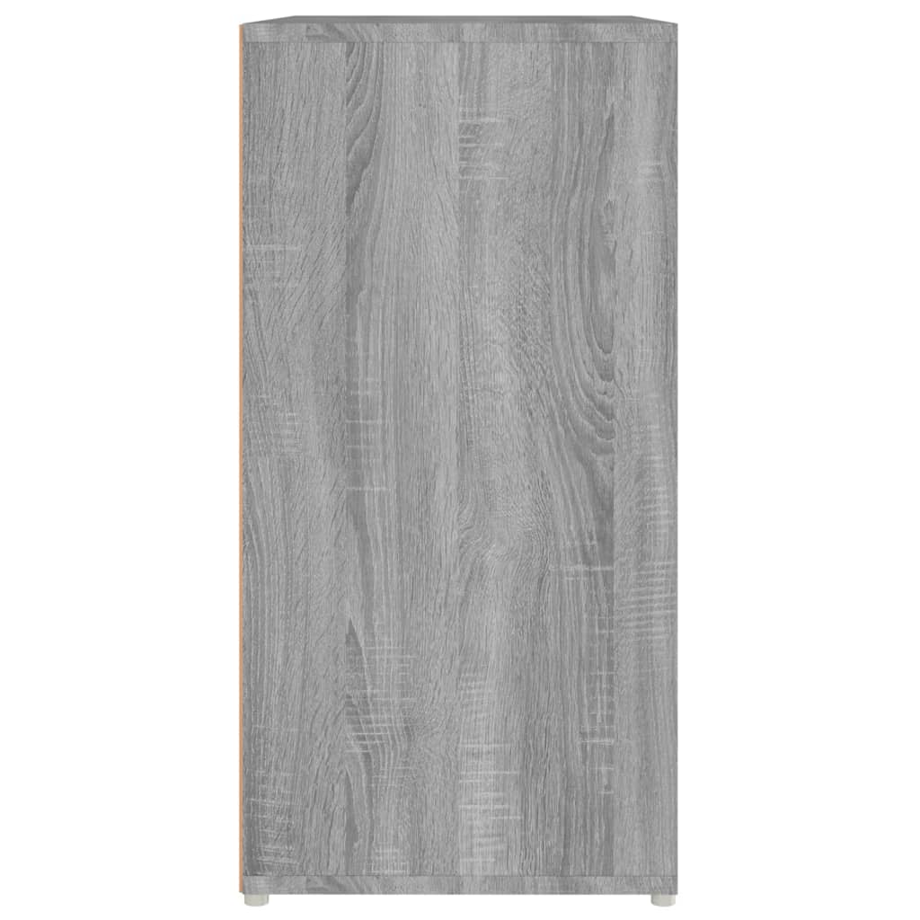 Schuhschrank Holzwerkstoff Grau Sonoma