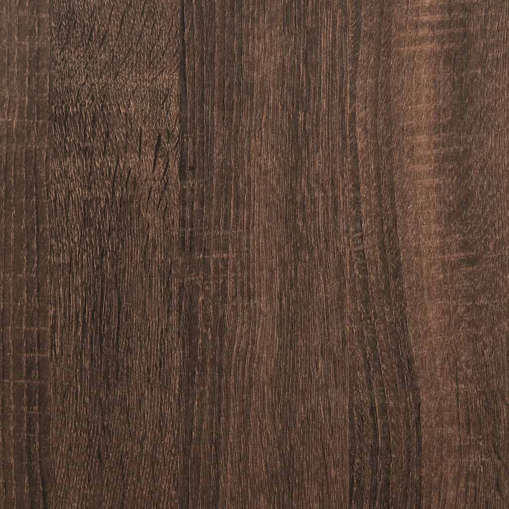 Schuhschrank Braun Eichen-Optik Holzwerkstoff Braune Eiche