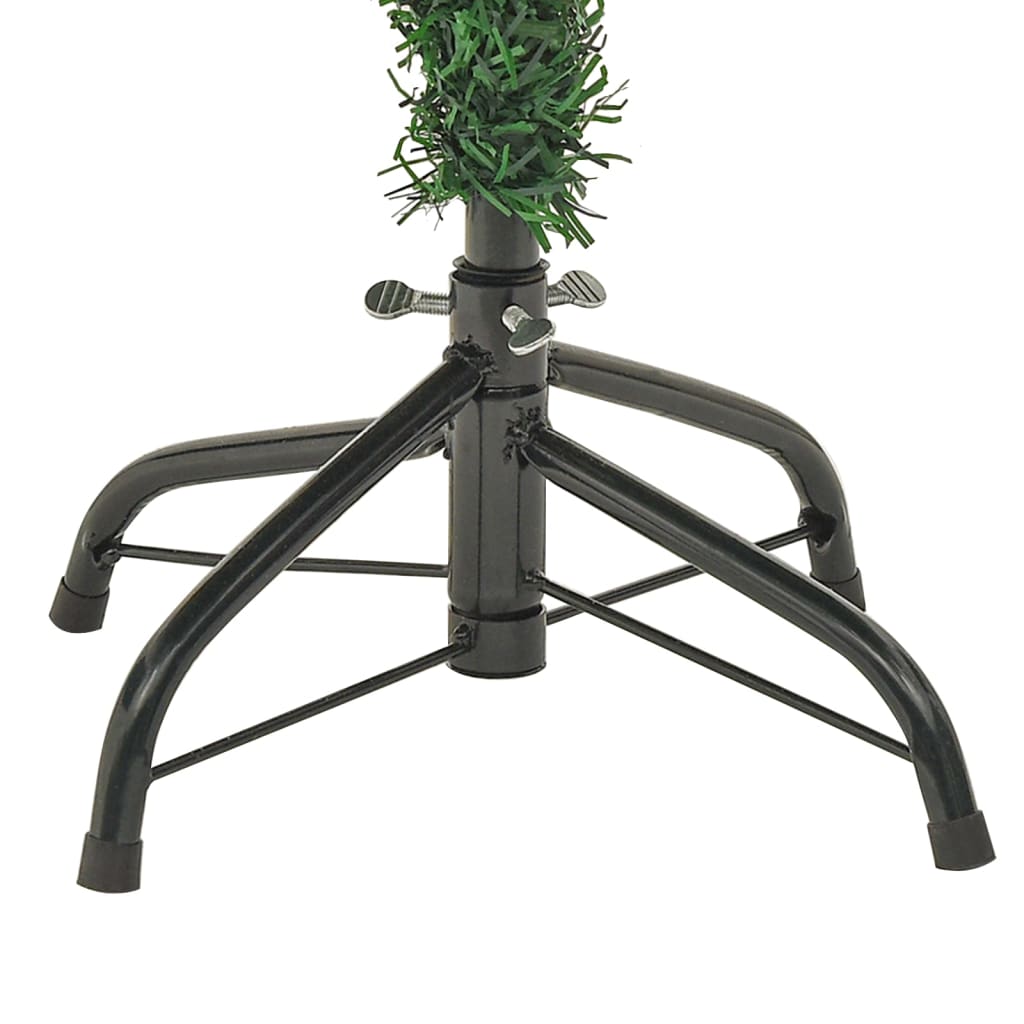 Weihnachtsbaum Mit Beleuchtung Und Kiefernzapfen Grün 150 Cm Weiß Und Blau