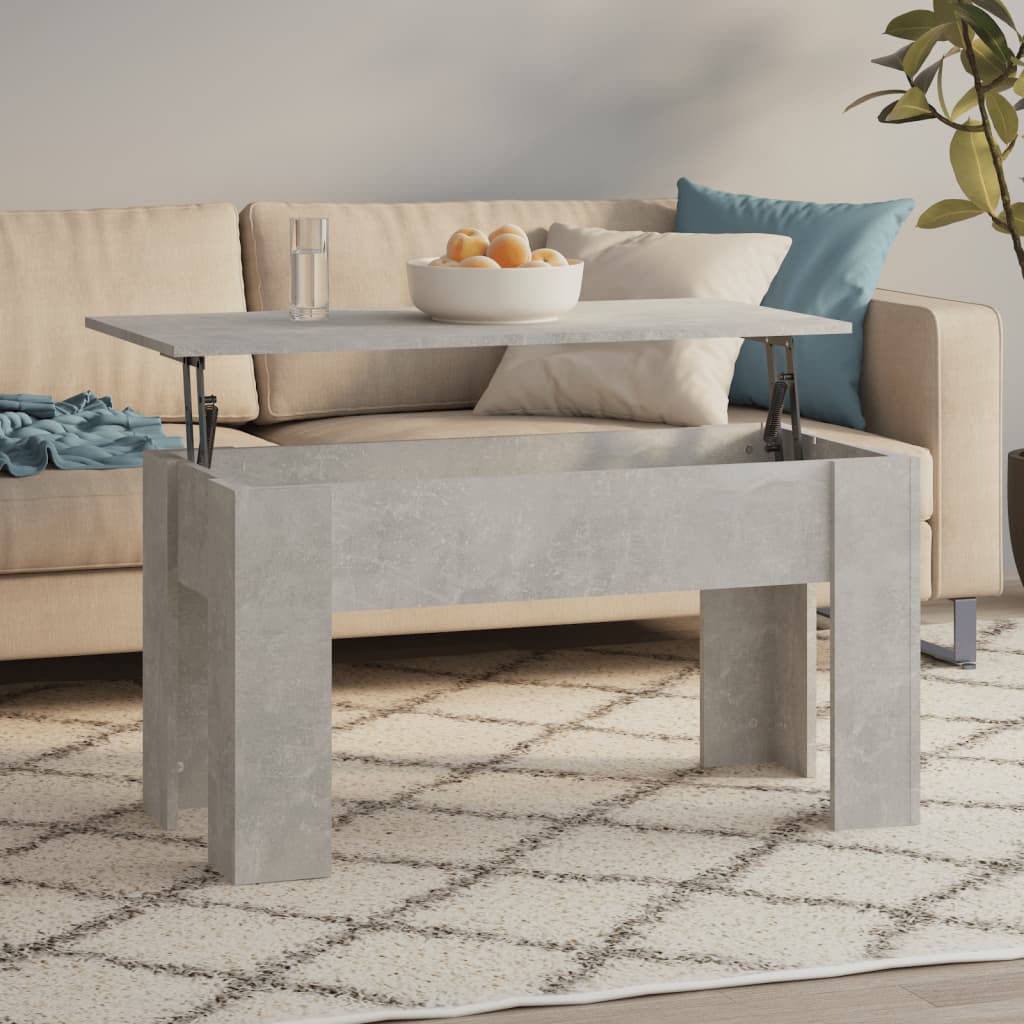 Couchtisch Braun Eichen-Optik 79X49X41 Cm Holzwerkstoff