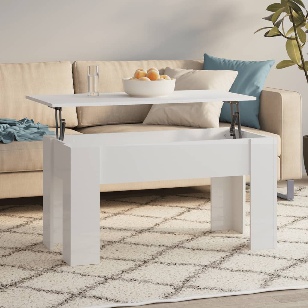 Couchtisch Braun Eichen-Optik 79X49X41 Cm Holzwerkstoff