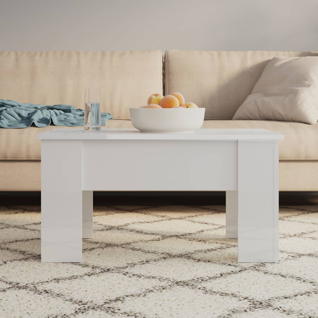 Couchtisch Braun Eichen-Optik 79X49X41 Cm Holzwerkstoff